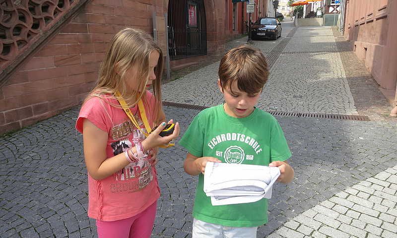 Promenade avec GPS pour les enfants à Lahr