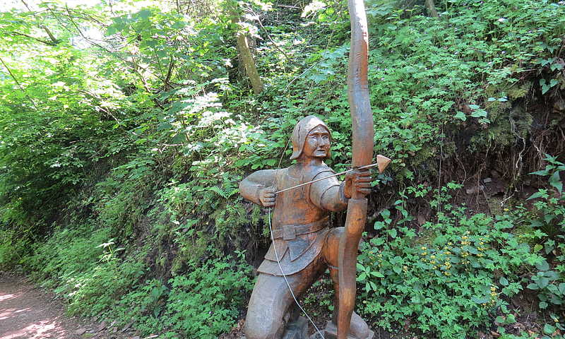 Archer sur un sentier de randonnée à Seelbach © Gemeinde Seelbach