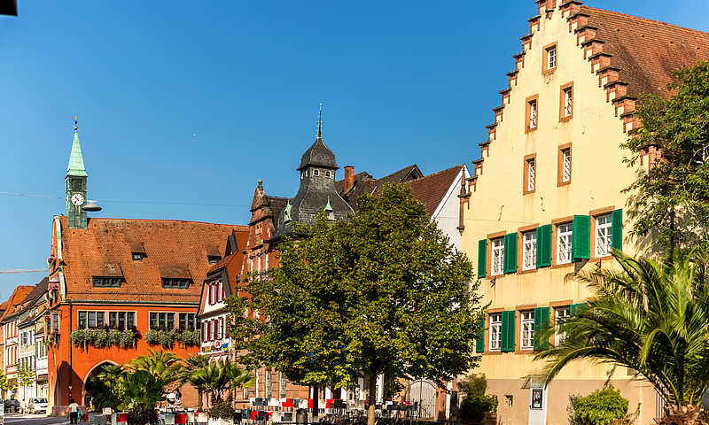Place "Urteilsplatz" au centre-ville de Lahr