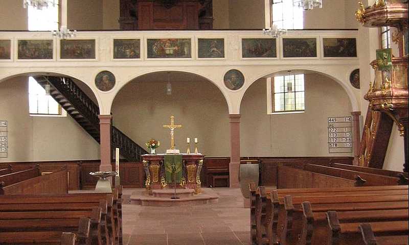 Nef de l'église de Meissenheim