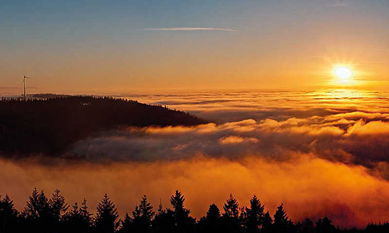 Freiamt Sonnenuntergang © Peter Klüber, pk-Verlag